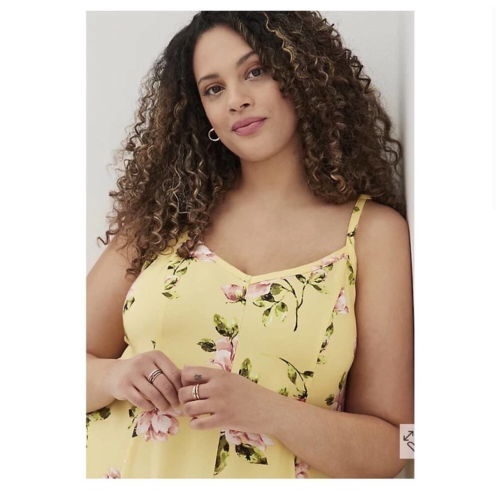 NWT Torrid Maxi Challis Trapeze Dress - Picture 3 of 11